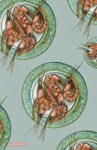 Caroline Cleave Plated Prawns 100% Cotton Tea Towel - Full Range In Stock - Picture 1 of 1