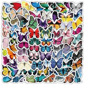 🦋Butterfly🦋 adesivi mix (10-100 pezzi) - venditore USA⚡️SPEDIZIONE VELOCE - Foto 1 di 6