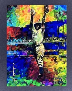 Jackie Robinson #40  Edward Vela 2017 Limited ARTIST SIGNED Giclee Print /50 - Picture 1 of 2