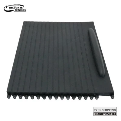 Cubierta persiana enrollable portavasos consola delantera negra para Porsche Cayenne 2003-2010 Foto 1 de 4