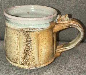 ELEGANTE Taza Studio Art 12oz Cerámica Hecha a Mano Firmada SALAZAR - Imagen 1 de 8