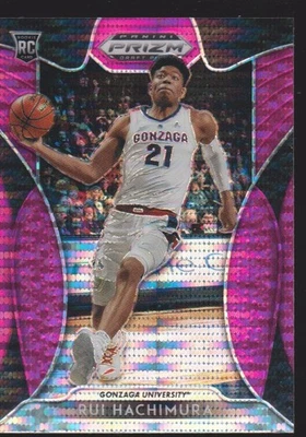 2019 Panini Prizm Draft Picks #10 Rui Hachimura Prizms Pink Pulsar - Image 1 of 2