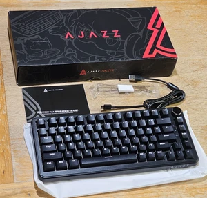 AJAZZ AK820 MAX Magnetic Switch E-Sports 75% Wired Keyboard - Black - Picture 1 of 5