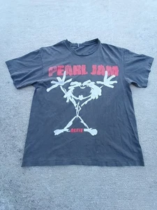 Rare Vintage ORIGINAL Pearl Jam Alive Stickman Shirt M Band Tee Ten Tour 90’s  - Picture 1 of 17