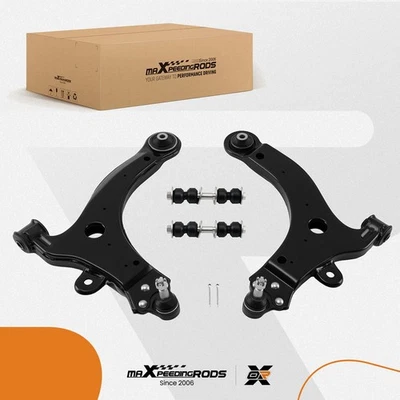 4x Front Lower Control Arms Sway Bars For 2005-2009 Buick Lacrosse Allure Relay - Image 1 of 4