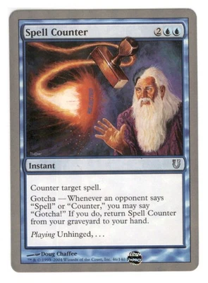 MTG - #46 Spell Counter - Unhinged - Image 1 of 2