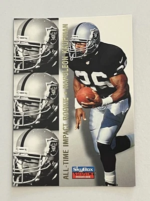 1996 SkyBox Impact Rookies #87 Napoleon Kaufman AIR NFL Oakland Raiders - Image 1 of 3