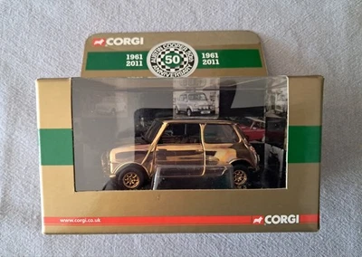 CORGI CC82290 Austin Cooper 24ct Gold Plated 50th Anniversary Limited Edition  - Image 1 of 4