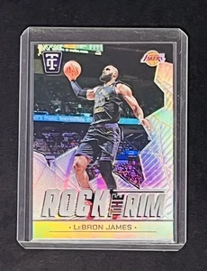 2024-25 PANINI TOTALLY CERTIFIED #16 LEBRON JAMES ROCK THE RIM MIRROR INSERT - Picture 1 of 2