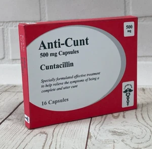 Witz Streich Pille Medikamentenbox Geschenk Geschenk April Narrentrick lustig C*** - Bild 1 von 2