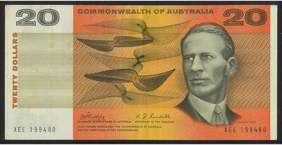 Commonwealth of Australia 1968 $20 Banknote Phillips/Randall R403 VF #10 - image 1 of 2