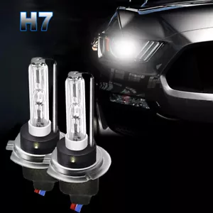 H7 HID Xenon Headlight Kit Car Replace Bulbs Metal Base Lamps 5000K-12000K 55W - Picture 1 of 16