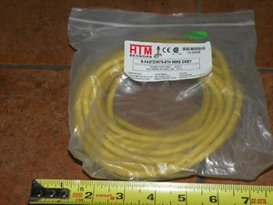 HTM R-FA5TZV075-5th Wire Gray Connecting Cable M12 5 Wires w/o LED 472013 - Picture 1 of 2
