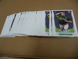 2014 Bowman DRAFT PICKS BASE JORDAN SCHWARTZ LOT OF 71 CARDS ATHLETICS #DP119