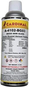 A4102 BG03 BEIGE SEMI GLOSS POWDER COAT TOUCH-UP SPRAY PAINT REPAIR REFINISHING - Picture 1 of 6