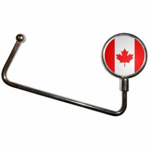 Canada Flag Handbag Table Hook Hanger (65mm x 107mm) - Picture 1 of 2