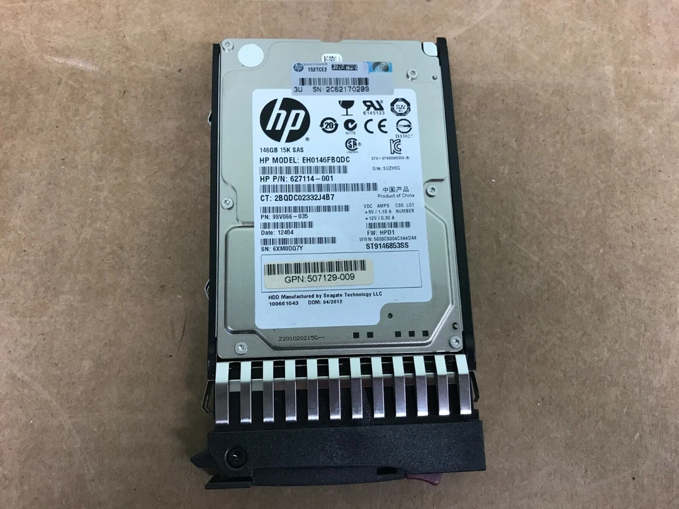 HP 146GB 15K SAS 2.5 Hard Drive 512547-B21 512744-001 15000rpm - Image 1 of 1