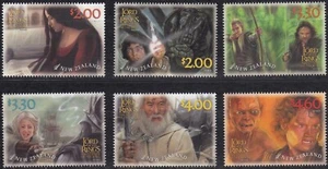 NUEVA ZELANDA 2023 Señor de los Anillos: Rey 20, Juego de 6 MNH - Imagen 1 de 1