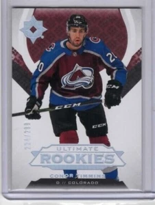 Conor Timmins 19-20 UD Ultimate Collection Rookies /299 #141 Colorado Avalanche - Picture 1 of 1