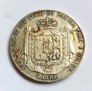 DUCATO DI PARMA  MARIA LUIGIA D' AUSTRIA   5 LIRE  1832  MILANO  COPIA !!!!! - Imagen 1 de 3