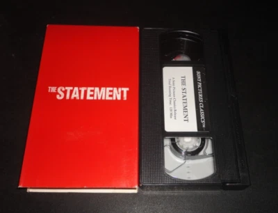 The Statement (VHS, 2003) Michael Caine FYC Academy Award Oscar Screener Rare - Image 1 of 4