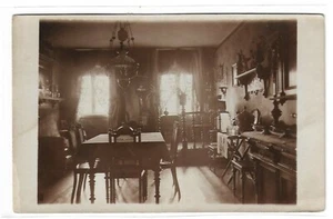 VTG Postcard - Formal Living Room from 1920s/1930s? Unknown Location - Bild 1 von 2
