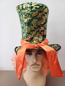 Cappello Cappellaio Matto Con Parrucca Annessa - Foto 1 di 4