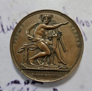Hamburgo 1867, Alemania Medalla Ejemplo Raro, Alto Grado - Imagen 1 de 2
