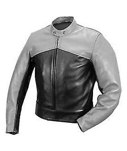 Motorbike Rider Racing Armour Sports KN Mens A Grade Leather Motorcycle Jacket