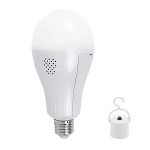 4X Led Bulb E27 15w With Hook Ac85-265v Bulbs Cool White Emergency Rechargeable - Picture 1 of 1
