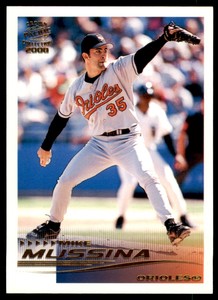 2000 Pacific Crown Collection #34 Mike Mussina - Baltimore Orioles