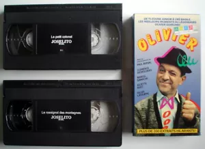 3 FILMS VHS, 2 DE JOSÉLITO DE 1958 ET 1 DOCUMENTAIRE SUR OLIVIER GUMOND DE 1989 - Imagen 1 de 5