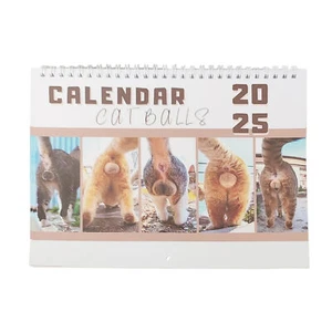 Cats Buttholes Calendar 2025 Funny Calendar Planner Wall Calendar Prank Gift - Picture 1 of 12