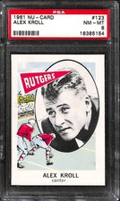 1961 NU-CARD #123 ALEX KROLL PSA 8 18385154