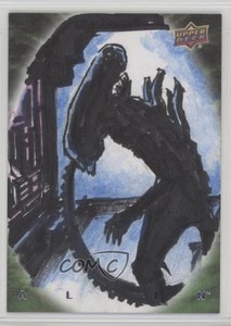 2017 Upper Deck Alien Movie Sketch Cards 1/1 Ken Racho Sketch 4et