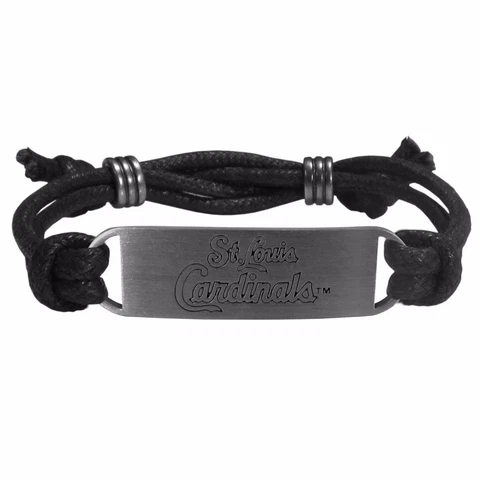 St. Louis Cardinals Cord Bracelet MLB Licensed Jewelry Baseball Cover