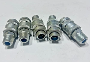 (5) DYNAQUIP DC-A 1/2" MPT Schnellkupplung Stahl - Bild 1 von 6