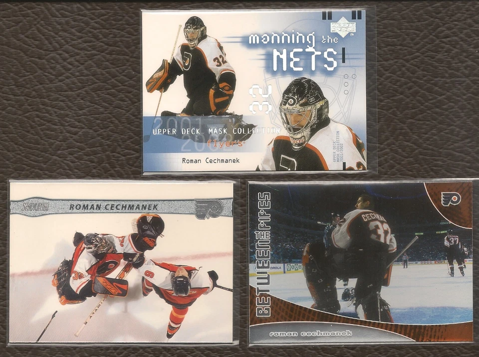 Roman Cechmanek 2001-02 Upper Deck Mask Collection #122 Philadelphia Flyers - Image 1 of 1