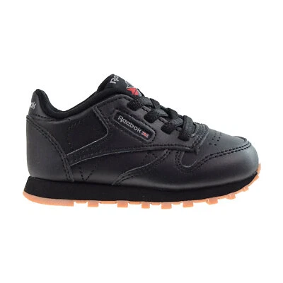 Reebok Classic Leather Toddlers Shoes Core Black-Gum GX9396 - Image 1 of 4