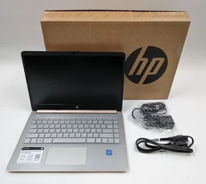 HP Laptop 14-dq0762dx 14" Intel Celeron N4120 4GB DDR4 128GB eMMC Windows 11 - Afbeelding 1 van 9