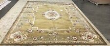 LIGHT GOLD / GREEN 9'-6" X 13'-6" Cut on Rug, Reduced Price 1172655158 CL280A-10