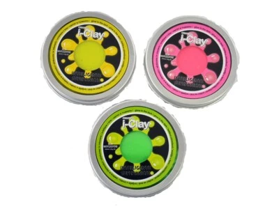 FOOLONLI Intelligente Superknete i-Clay nachtleuchtend 3 Farben in Neon Gelb, Pink und Gr