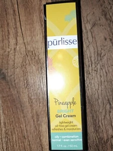 Purlisse Pineapple Bright Gel Cream Moisturizer Full Size NIB 1.7 oz. 50 mL - Picture 1 of 2