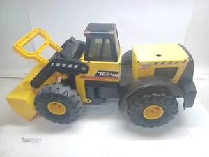 Máquina de construcción excavadora cargadora frontal Tonka 838 de colección - Imagen 1 de 17