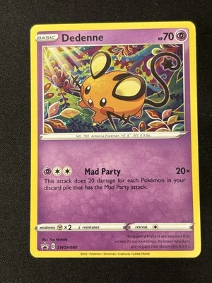 Dedenne SWSH: Sword & Shield Promo Cards SWSH080 Near Mint NM Cosmos Holo Rare - Image 1 of 2