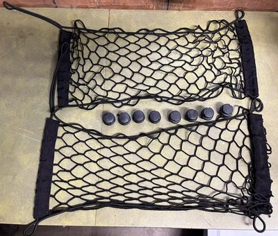 09 Chevrolet Malibu Lt Rear Trunk Cargo Storage Nets Pair Set  - Image 1 of 3