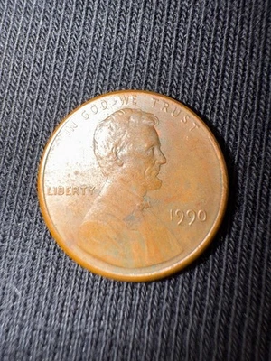 1990, Lincoln cent no mint mark - Image 1 of 4