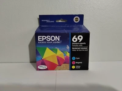 EPSON 69 **Nuevo Stock Antiguo** AMARILLO CIAN MAGENTA Paquete Sellado Exp 01/2015 Foto 1 de 4
