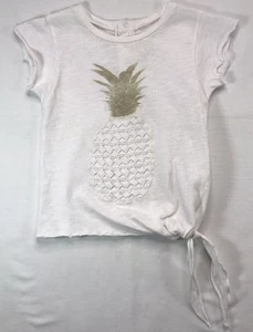 Chloe Kinder Pineapple Designer T-Shirt Baby Weiß Kurzarm Tee Mädchen Gr. 2 - Bild 1 von 19