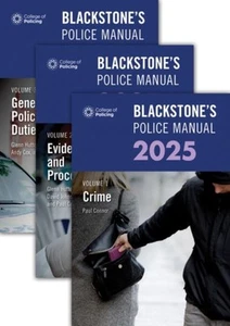 Blackstone's Police Manuals 2025 Three Volume Set by Andy Cox - Picture 1 of 1